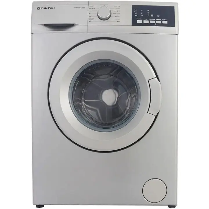 White Point غسالة أوتوماتيك - تحميل أمامي - 6 كيلو - فضي - WPW61015PDS
