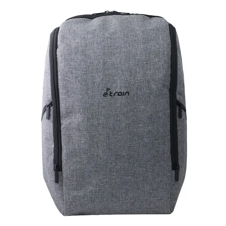 E-train (BG812) Laptop Backpack Fits Up to 15.6" - Gray
