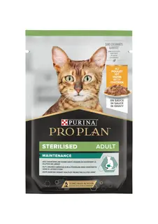 Purina Pro Plan Sterilised with Chicken in Gravy 85g