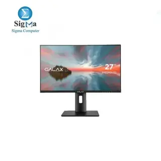 GALAX PRISMA 02 MGVIIA27NB7C 27 FHD VA 75Hz 8ms G-SYNC Compatible Type-C HDMI DP Built-in Speakers Borderless Design