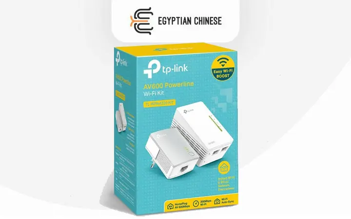 TP-Link TL-WPA4220 KIT AV600 Powerline Wi-Fi, سرعة 600Mbps Powerline و300Mbps Wi-Fi
