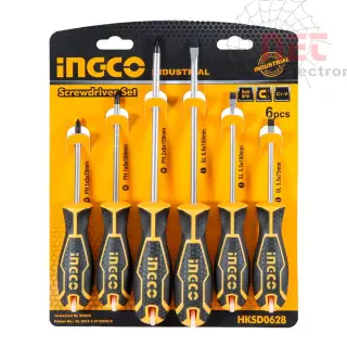 طقم مفكات 6 قطع INGCO