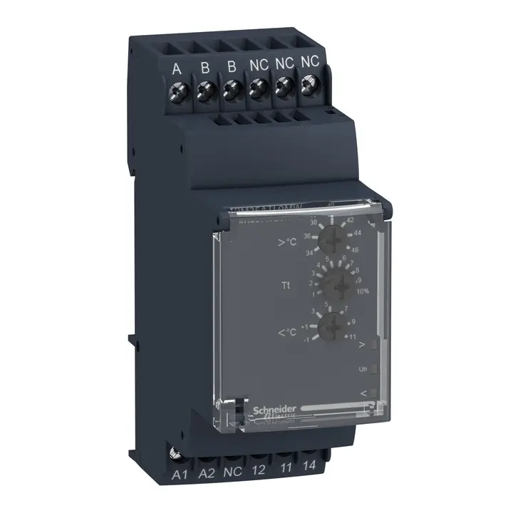Schneider RM35ATL0MW | temperature control relay, Harmony Control Relays, 5A, 1CO, 24..240V AC DC