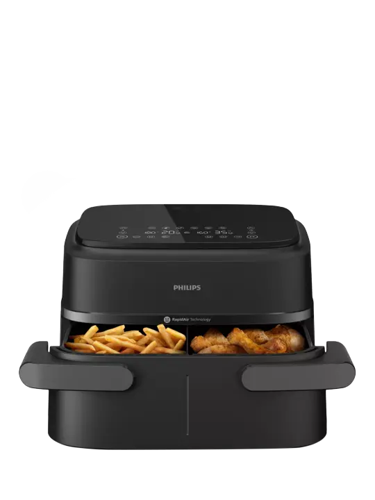 Philips NA150/09 Dual Basket Flex Air Fryer, Black
