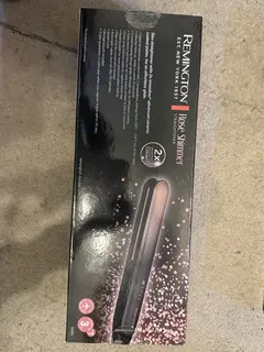 Remington Rose Shimmer Hair Straightener Ceramic 230°C 9 Heat Settings S3505