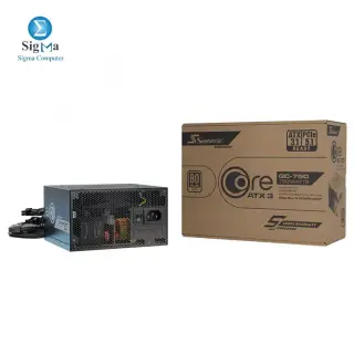 SEASONIC Core GC-750 ATX3 750W Atx 3.1 80 Plus Gold Braidad Cables Hydro Dynamic Bearing Fan