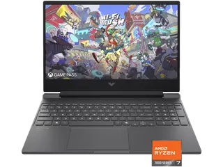 HP Victus 15-fb3093dx Gaming Laptop, 15.6" 144Hz FHD Display, AMD Ryzen 7 7445HS Upto 4.7GHz, 16GB RAM, 512GB SSD, NVIDIA GeForce RTX 4050