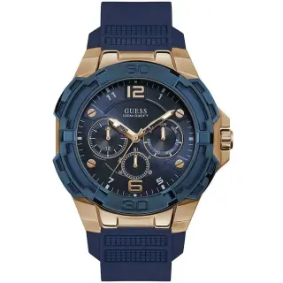 ساعة جيس جينيسيس للرجال W1254G3 بسير مطاطي أزرق ومينا أزرق