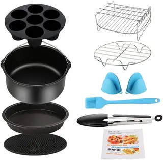 Air Fryer Zubehör 9 Stück für Gowise Gourmia Cozyna Ninja Air Fryer, passend für alle 3.