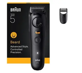 Braun Barttrimmer Series 5, BT5500, +2 Stylingwerkzeuge - Schwarz