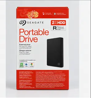 Seagate Basic 2.5" 2TB External Hard Drive - Black (STJL2000400)
