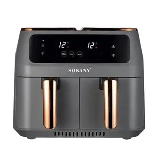 Sokany Airfryer SK-ZG-8030-8L 2800W Digital 2-Drawer | Healthy, Fast & Easy Cooking