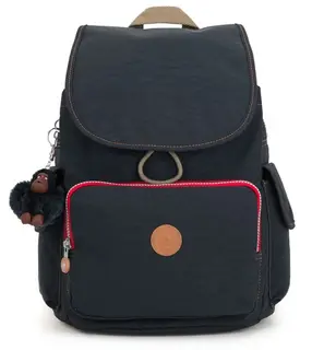 kipling Basic City Backpack L Blau True Navy Combo Rot