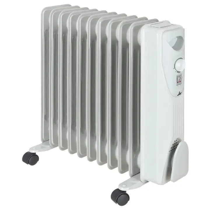 JAC Radiant Heater, 11 Fins, 2000 Watt, White, NGH-3211