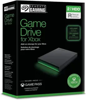 Seagate Game Drive for Xbox 2TB, External Hard Drive Portable, USB 3.2 Gen 1,2TB