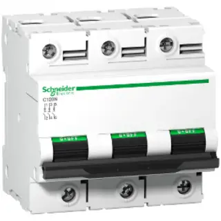 Schneider Triple Circuit Breaker 100A, A9N18367