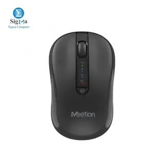 MEETION BTM185R Rechargeable Wireless & Bluetooth Dual Mode Mouse, Silent & Ergonomic