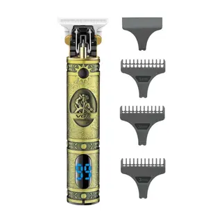 VGR Trimmer V-228, Professional Rechargeable Hair Clippers with LED Display, Quiet Motor, Adjustable Trimming & 1500mAh Battery
