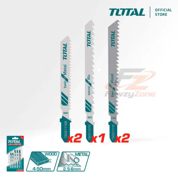 طقم شفرات منشار أركيت توتال 5 قطع TAC51051
