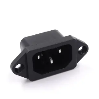 AC-04 AC Power Socket 3 Pin Male Plug Connector 10A 250V
