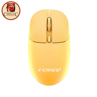 Forev FV-198 Wireless Mouse, 2.4GHz High-End with USB Nano Receiver, Elegant & Ergonomic yellow