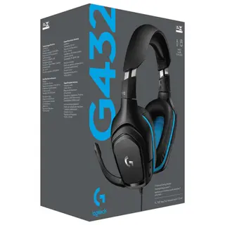 Logitech G432 GAMING HEADSET, 7.1 SURROUND SOUND