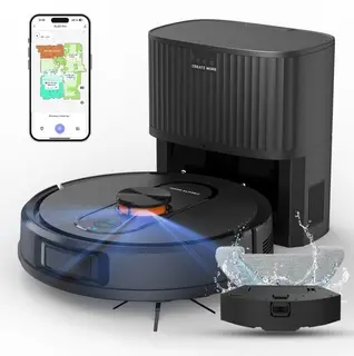 Bagotte Robot BL20 Pro Robot Vacuum and Mop Robotic Vacuum with Mapping, Self-E