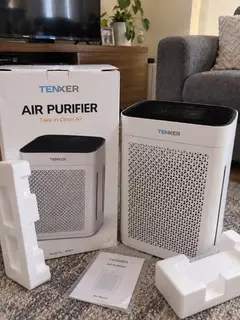 Large Room Air Purifier with HEPA Auto Mode and Double Sided