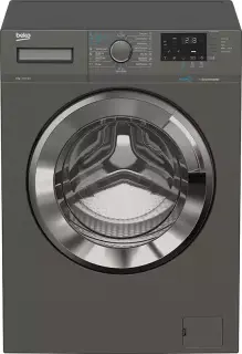 غسالة ملابس فول اوتوماتيك بيكو، تحميل أمامي، 8 كجم، شاشة ديجيتال، رمادي، WTV 8612 XMCI