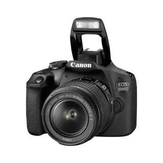 Canon EOS 2000D DSLR Camera with EF-S 18-55mm f/3.5-5.6 III Lens