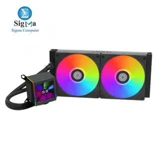 Lian Li Galahad II LCD 280MM Black AIO Liquid CPU Cooler