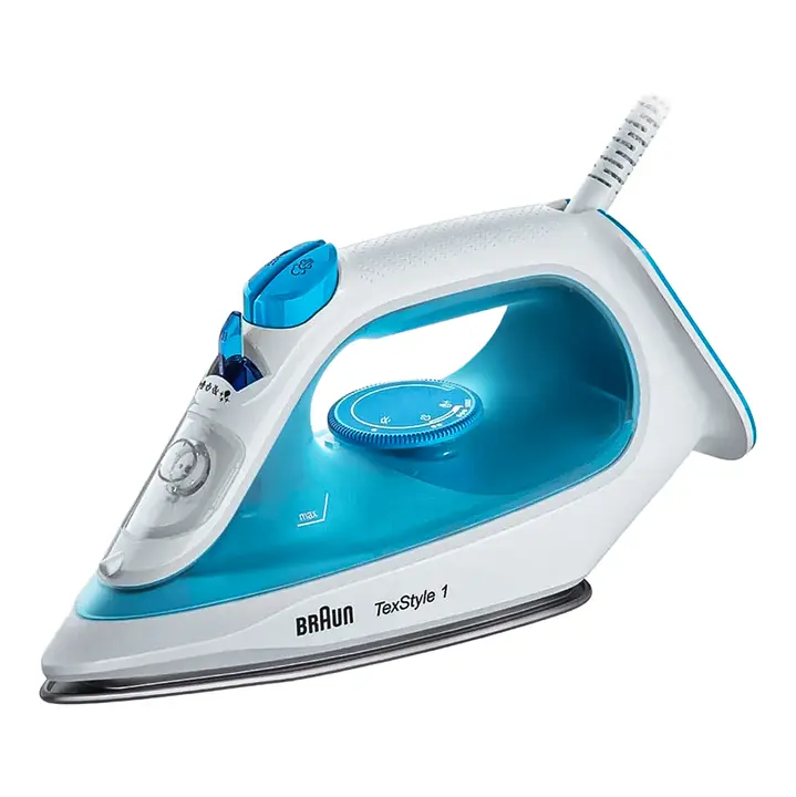 Braun SI1050BL Steam Iron, 220 ml, 2000 Watt - Blue White