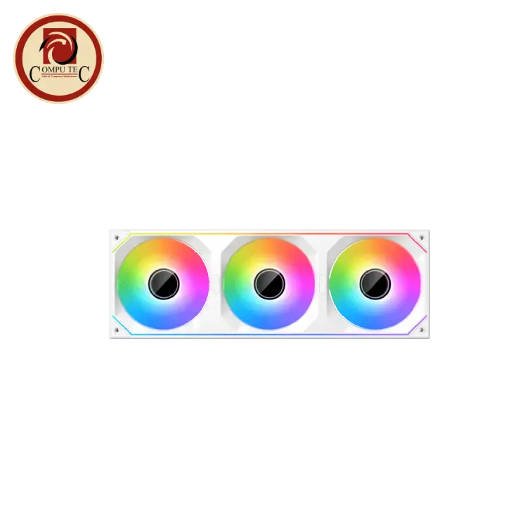 XIGMATEK Infinity SF360 Digital ARGB Fan Kit, 360mm Triple 120mm PWM Fans