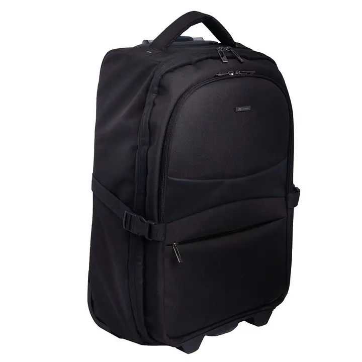 L'AVVENTO (BG794) Laptop Trolley Backpack Bag Up to 15.6" - Black