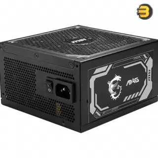 MSI MAG A1000GL PCIE5 1000W Power Supply, 80 PLUS Gold Certified, Fully Modular ATX 3.1 PSU, Single +12V Rail, 135mm Fluid Dynamic Bearing Fan, PCIe 5.1 16-Pin (600W) Connector, 4x PCIe 6+2 Pin, 12x SATA Power Connectors, Advanced Protection