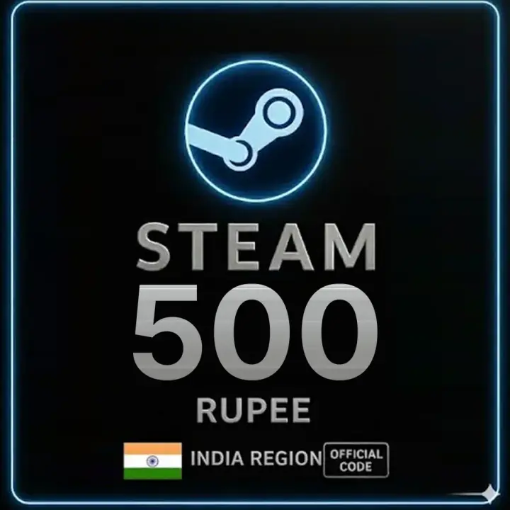 Steam Gift Card 500 INR, Steam Key, INDIA