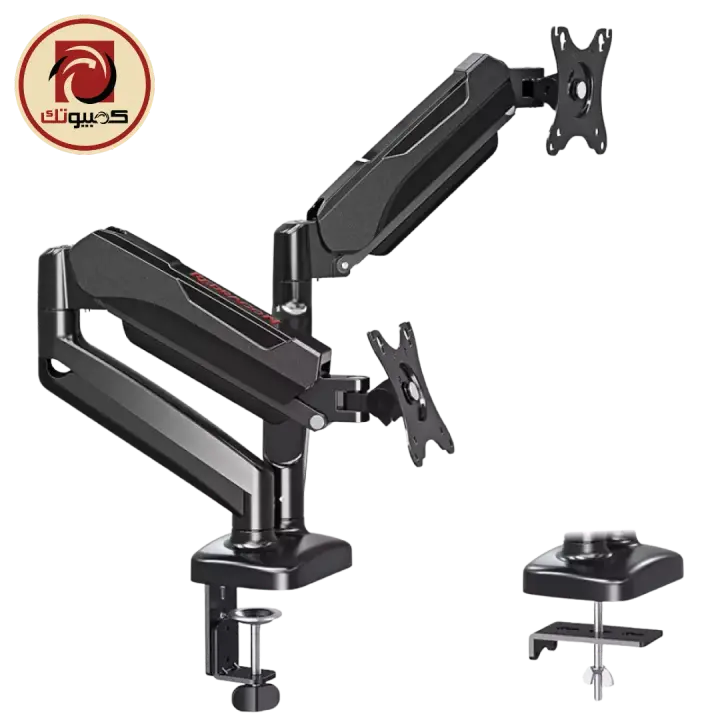 Redragon GMK915 Dual Gas Spring Monitor Mount Stand, 13″ to 32″
