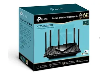 TP-LINK Archer AXE75 Tri-Band Wi-Fi 6E Router - Schwarz