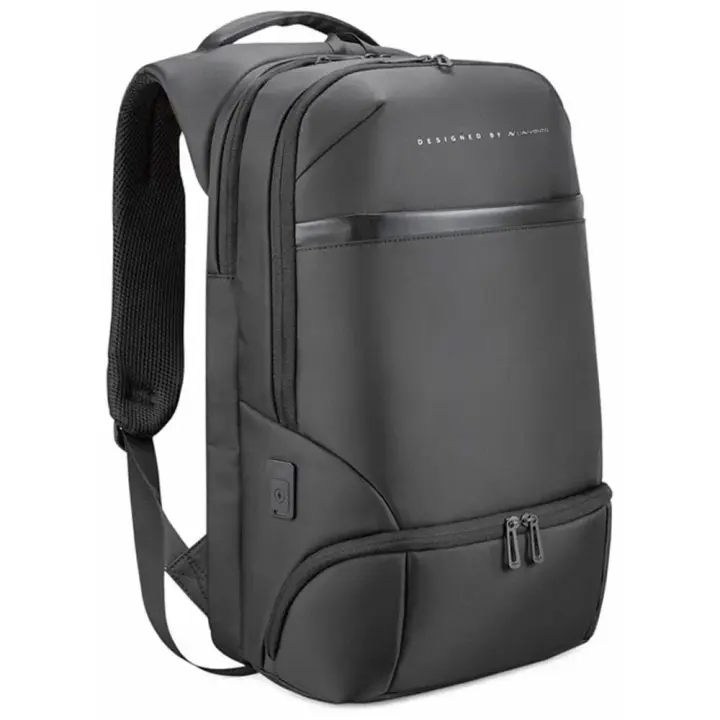 L'avvento Laptop Backpack Bag for Men, 15.6 Inch, Black - BG416