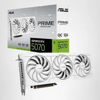 ASUS Prime GeForce RTX 5070 12GB GDDR7 White OC Edition Gaming Graphics Card ✅