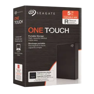 SEAGATE One Touch 5TB External Hard Drive USB 3.0-STKY1000400
