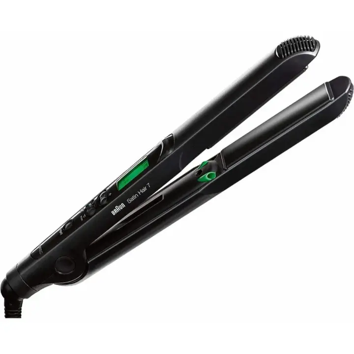 Braun Satin Hair 7 Hair Straightener, Black - ST730