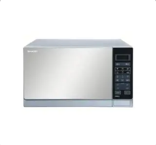 SHARP Microwave Grill 25 Liter, 900 Watt, 6 Menus, Silver R-75MT(S)
