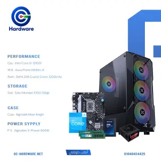 Intel Core i3-12100F 16GB RAM 128GB SSD H610 Desktop PC Build