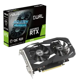 ASUS Dual GeForce RTX 3050 6GB OC Edition