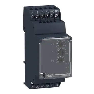 شنايدر RM35ATL0MW | مرحل التحكم في درجة الحرارة، مرحلات التحكم في الوئام، 5A، 1CO، 24..240V AC DC