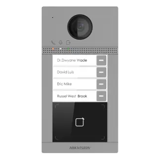 DS-KV8413-WME1(B) Hikvision IP Video Intercom 4 Button Metal Villa Door Station