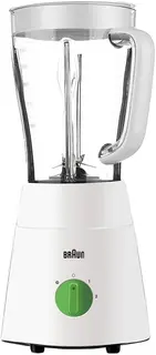 Braun 3 In 1 Jug Blender with Chopper and Grinder, 500 Watt, White