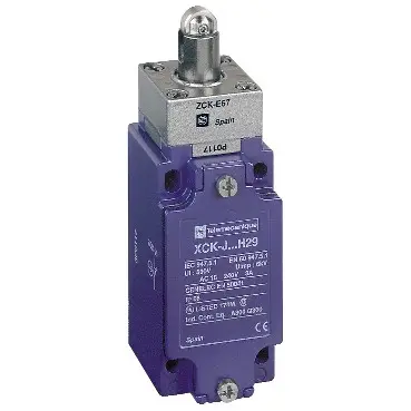 Telemecanique XCKJ167 | Limit switch, XC Standard, XCKJ, steel roller plunger reinforced, 1NC+1 NO, snap, Pg13