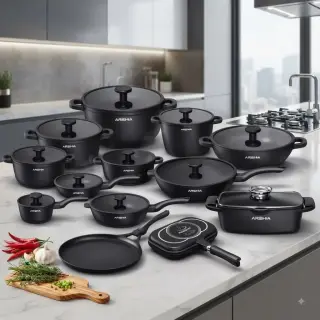 طقم حلل ارشيا 25 قطعه